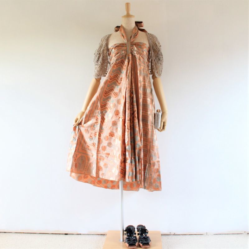 Aller Simplement Robe à pois style vintage 3-en-1