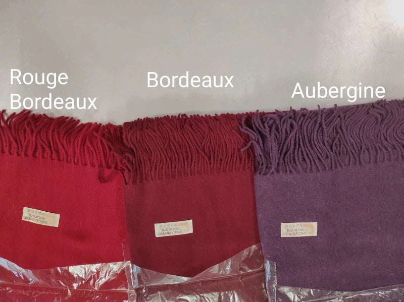 paris Étole grande taille basique simple en mélange cachemire