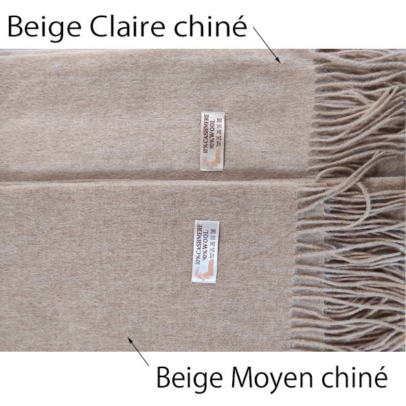paris Étole grande taille basique simple en mélange cachemire