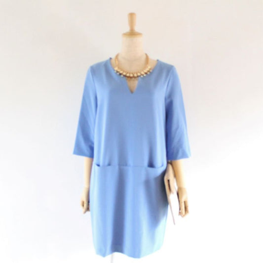 MANGO Robe Midi Col Bateau en Box 7/8