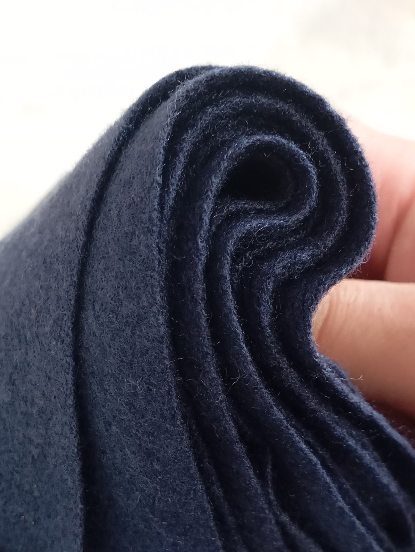 Étole cachemire grande taille couleur Blue Marine