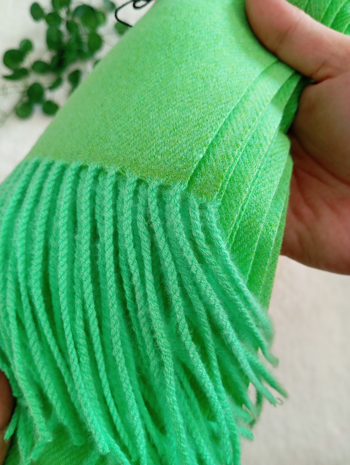Étole cachemire grande taille couleur Neon fluo couleur
