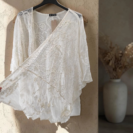 ****paris* Cardigan ample en dentelle