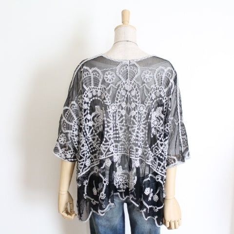 ***paris* Cardigan ample en dentelle