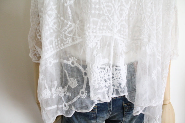 ***paris* Cardigan ample en dentelle