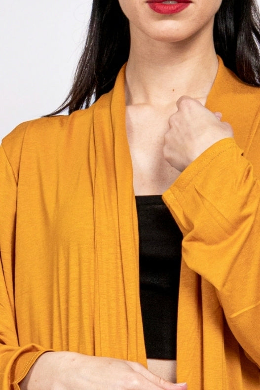 *Made in France*Relaxy Super Long Viscose Vest