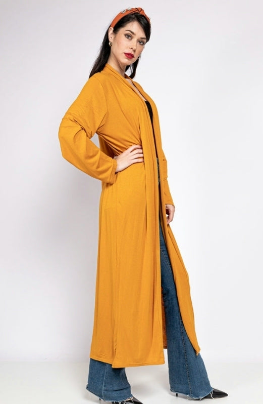 *Made in France*Relaxy Super Long Viscose Vest