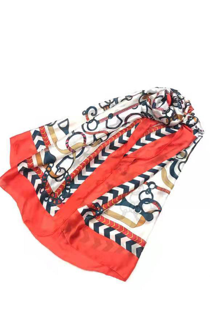 *PARIS Grand foulard/étole en soie mélangée