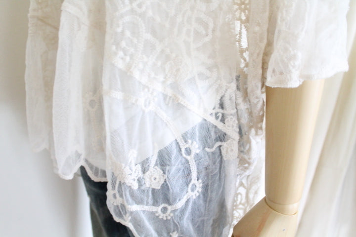 ***paris* Cardigan ample en dentelle