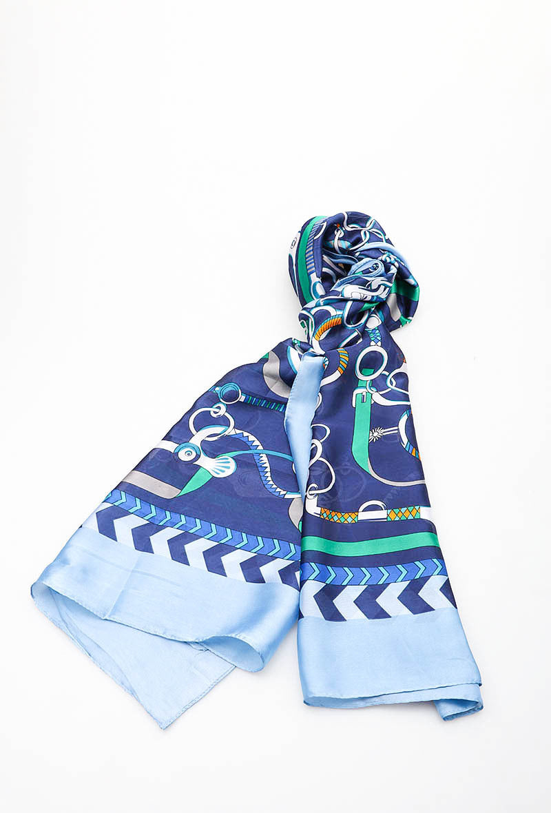 *PARIS Grand foulard/étole en soie mélangée