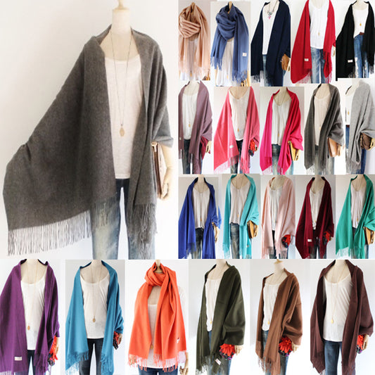 paris Étole grande taille basique simple en mélange cachemire